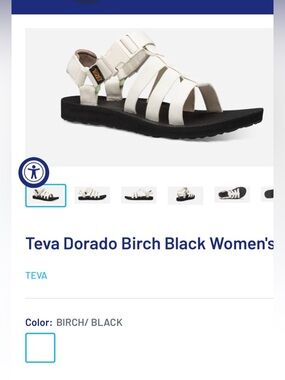 Teva Dorado Sandals in Birch and Black - Women's